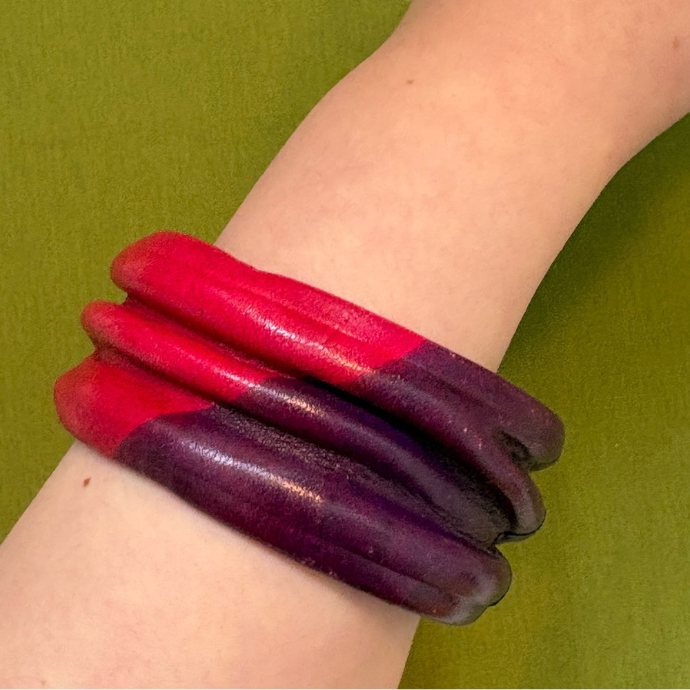 Leather Bangle - Picture 6 of 7